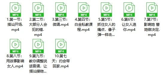 图片[2]-【搭讪接吻课程】马克核心精华速成-孔雀海-图集网站地址【共享会员账号】