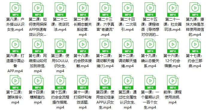 图片[3]-男生必备，得逞真爱的《完全追女孩必修课》-孔雀海-图集网站地址【共享会员账号】