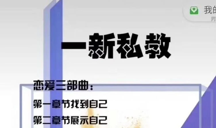 男哥高端私教课《一新私教》价值过万课程【110705】-孔雀海-图集网站地址【共享会员账号】