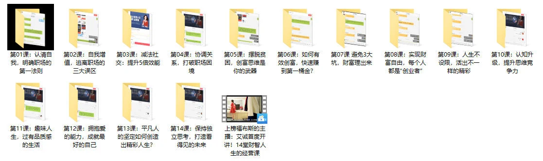 图片[2]-艾诚《14堂财智人生的经营课》完结-孔雀海-图集网站地址【共享会员账号】