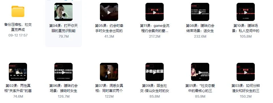 图片[3]-柯李思Chris《社交直觉养成》百度网盘下载【091201】-NRZ内容站-图集网站地址【共享会员账号】