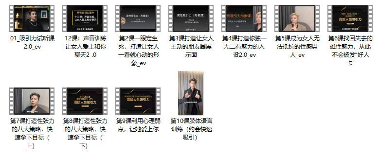 图片[2]-Eric子轩《打造男性吸引力训练营2.0》-NRZ内容站-图集网站地址【共享会员账号】