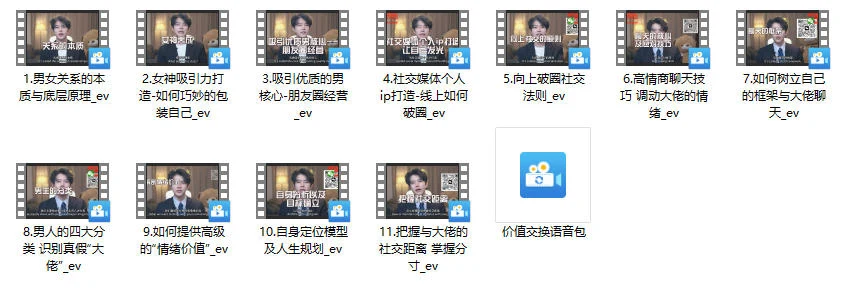 图片[2]-梵公子《向上社交破圈升思维课》-孔雀海-图集网站地址【共享会员账号】