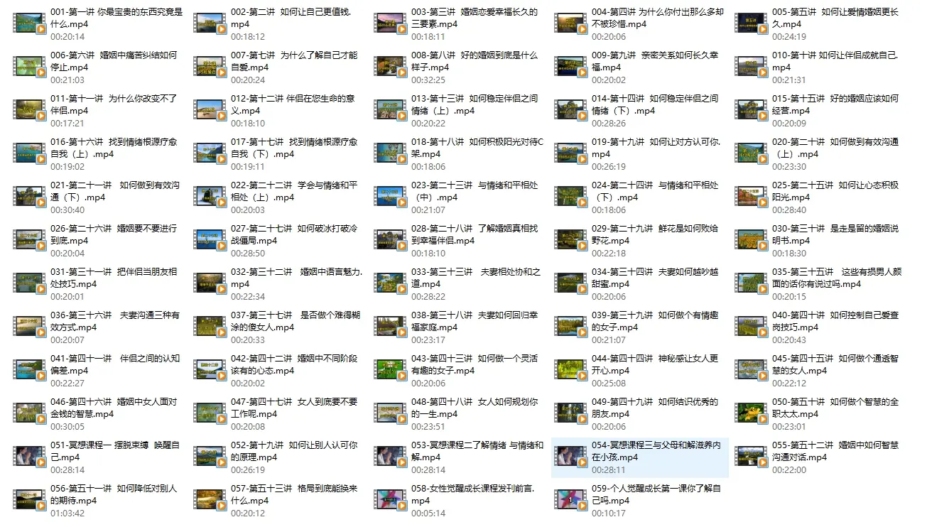 图片[2]-米娅老师《亲授女性成长110课》幸福家庭必修-孔雀海-图集网站地址【共享会员账号】
