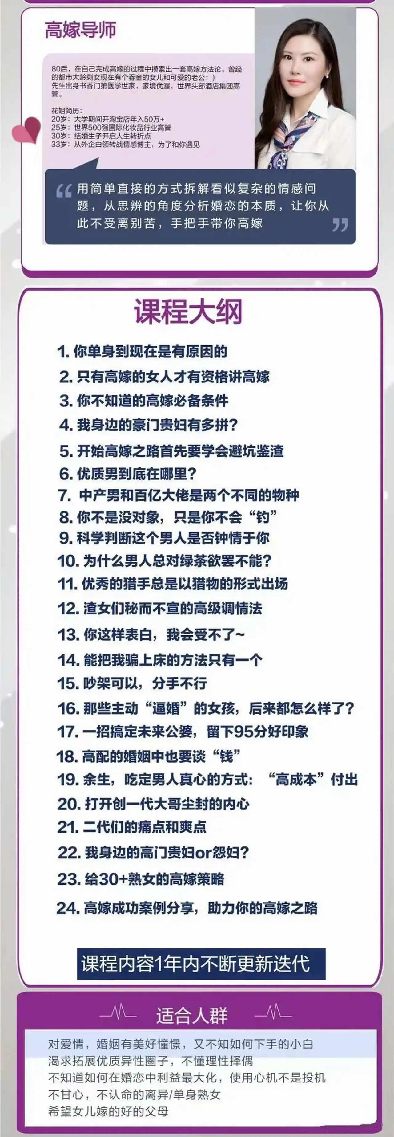 图片[2]-花姐《高嫁指南》手把手带你高嫁-孔雀海-图集网站地址【共享会员账号】