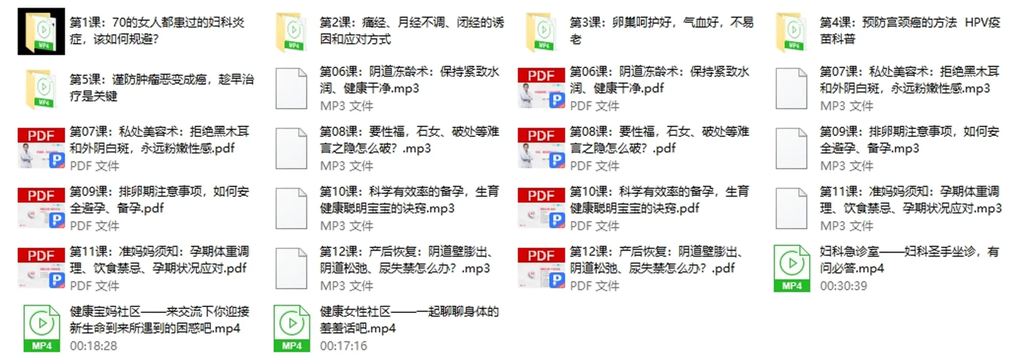图片[3]-健康女人必须知道的妇产科知识（完结）-孔雀海-图集网站地址【共享会员账号】