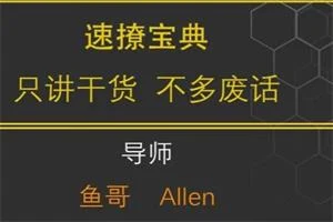 鱼哥《速撩宝典20节》只讲干货，不多废话-孔雀海-图集网站地址【共享会员账号】